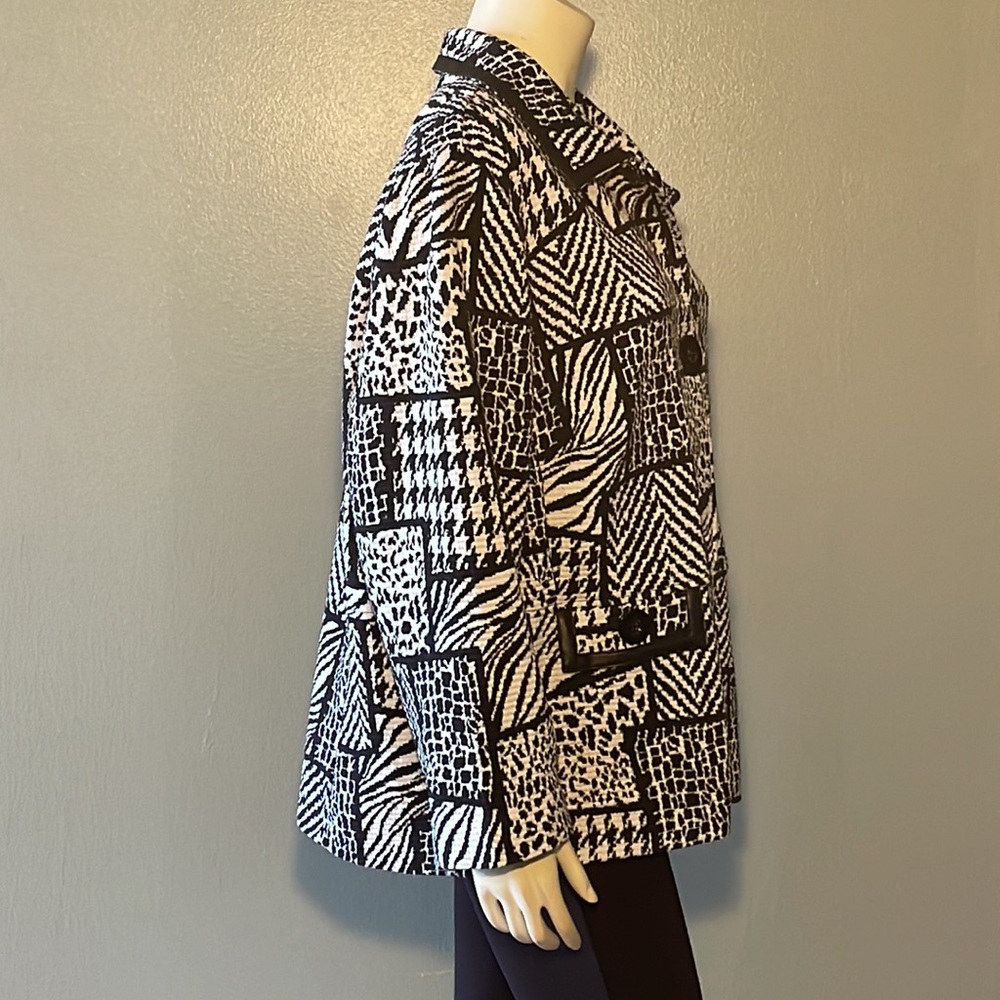 Jm Collection, Multi- Print Jacket - image 5